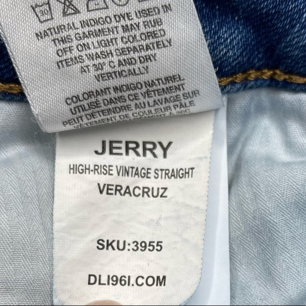 DL1961 Jerry High Rise Vintage Straight Jeans Size 32 - Picture 11 of 15
